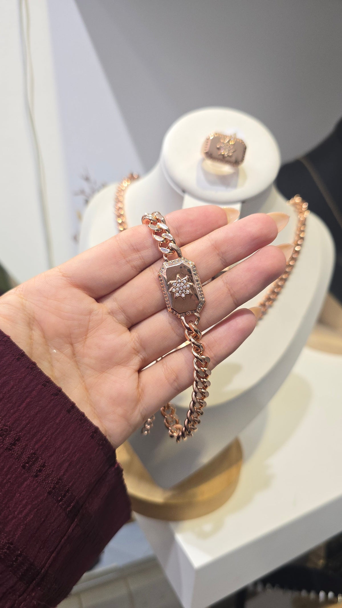 Ensemble VELORIA - Rose gold