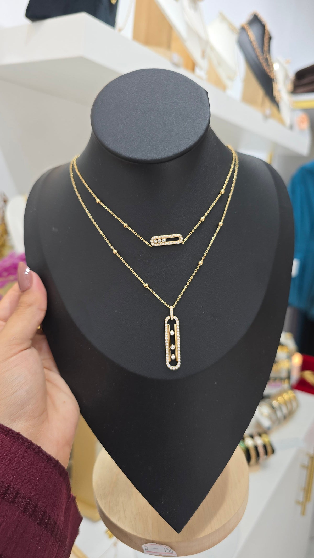 Collier double rang
