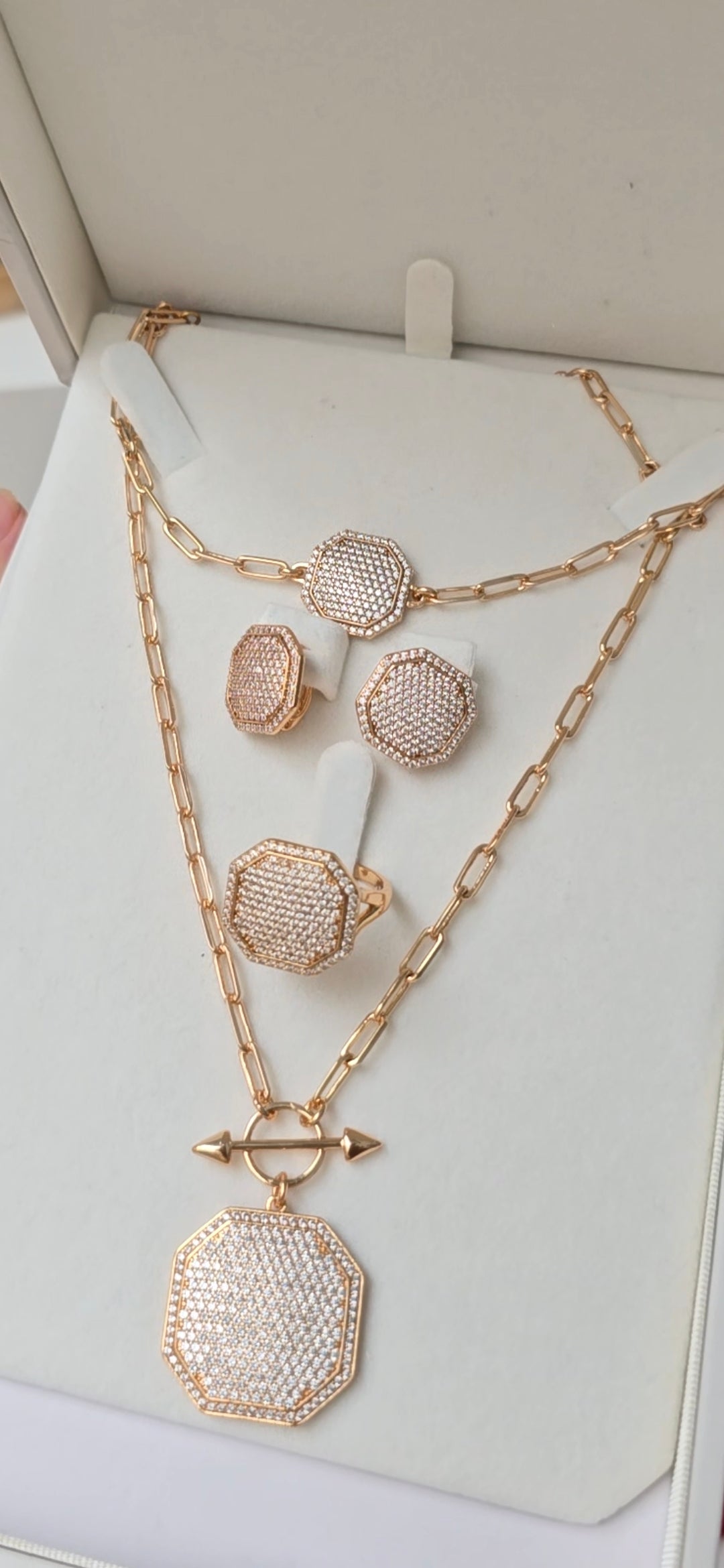 Ensemble DIAMONDA Rose Gold